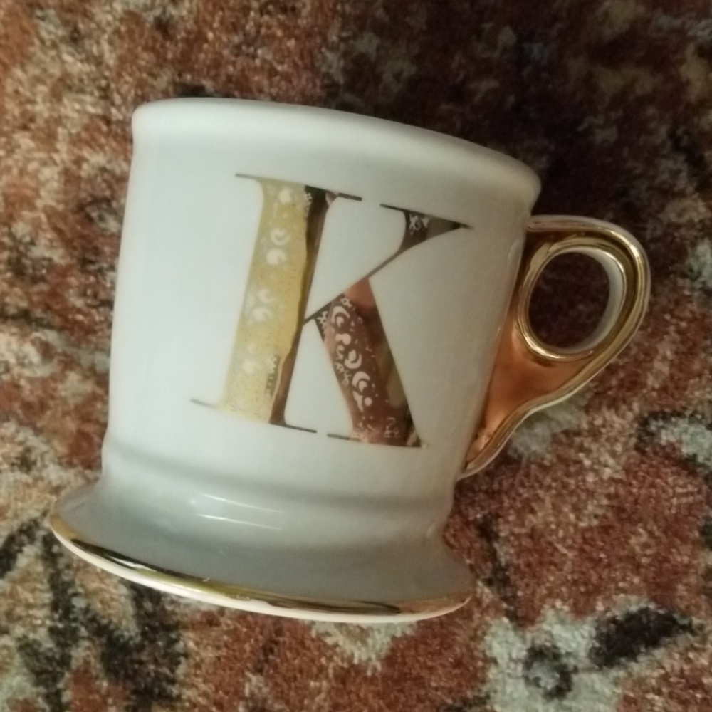 Anthropologie "K" Mug